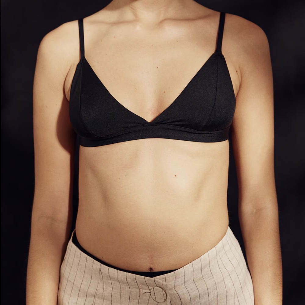 NWT H&M Padded Triangle Bikini Top
